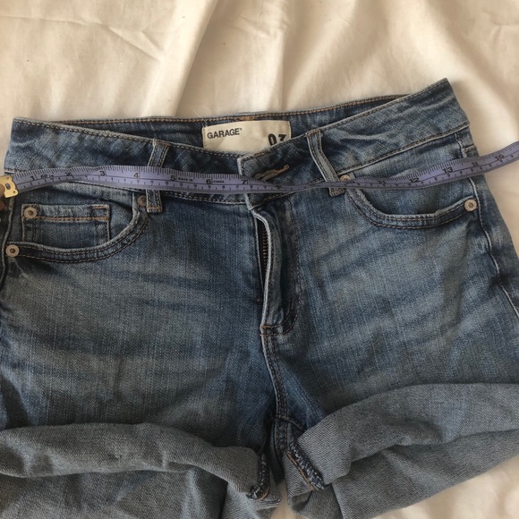 BLUE DENIM SHORTS - Picture 5 of 6